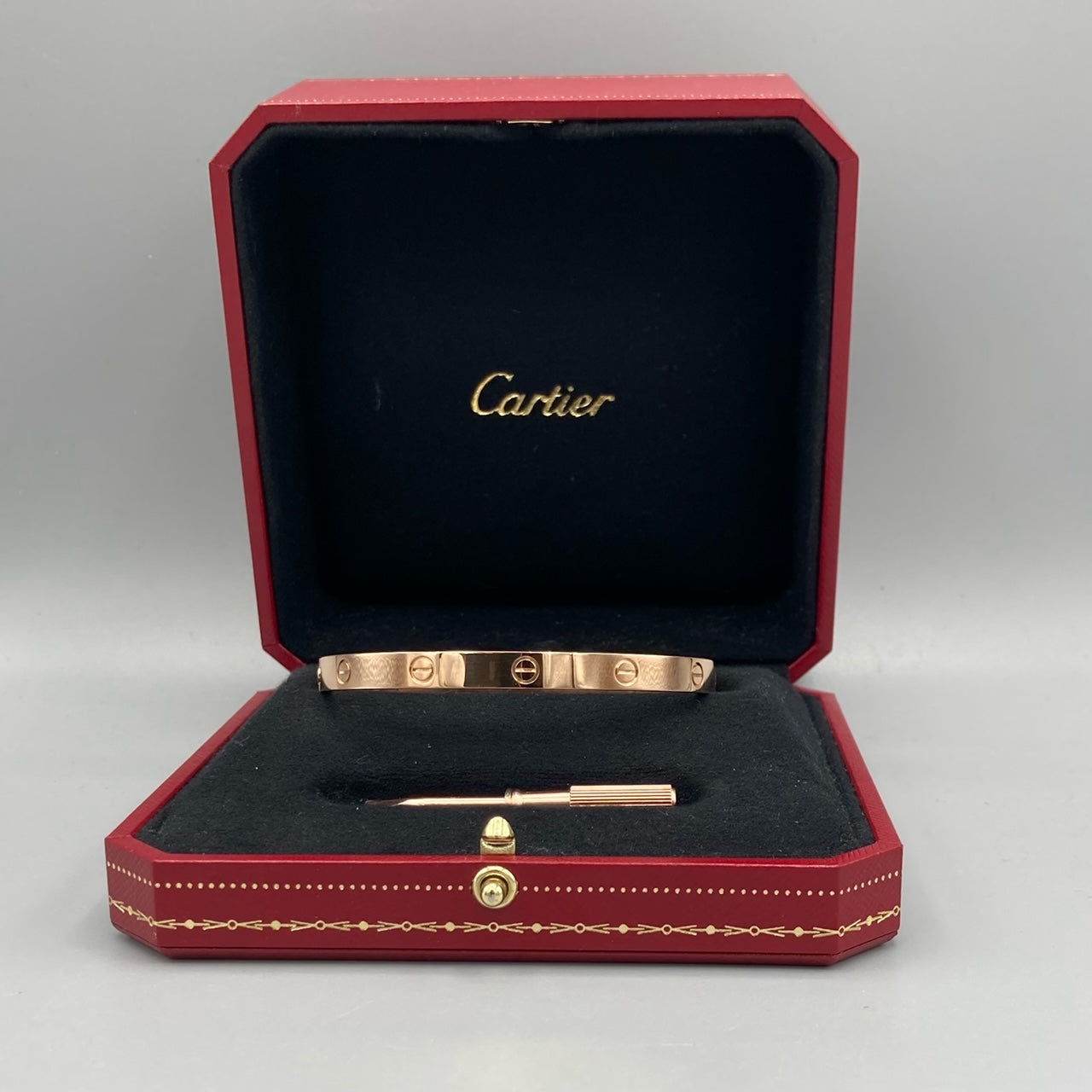 Cartier Love Bracelet in 18k Rose Gold Size 20