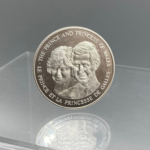 The Prince and Princess of Wales 1983 Silver Coin PRICE ON REQUEST