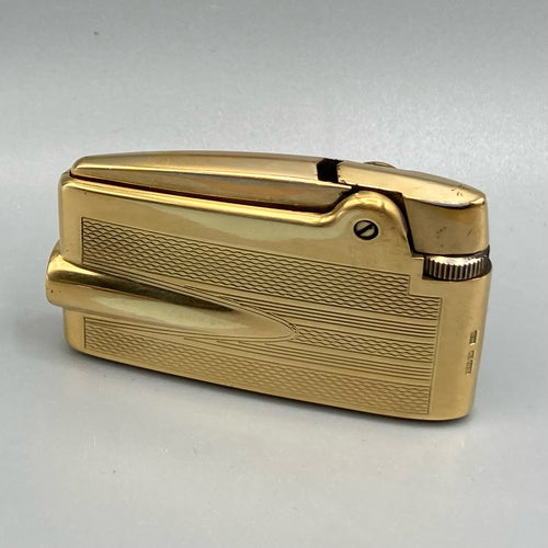Rare Varaflame By Ronson Cigarette Lighter In 14K Yellow Gold