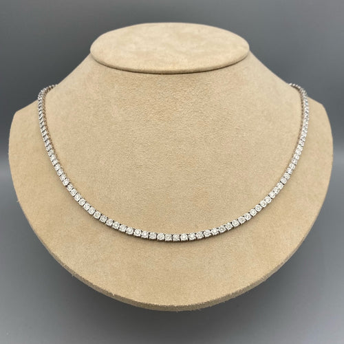 Collier Tennis en Or 7,25 Carats et Diamants