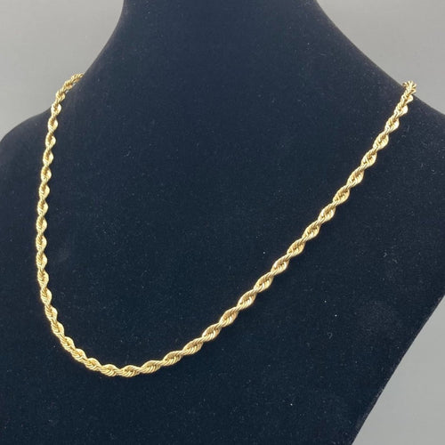 Chaîne Corde Or Jaune 10K 22"