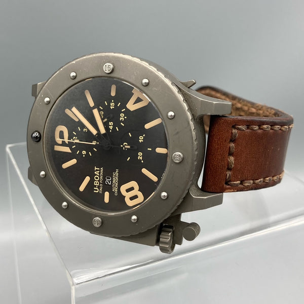 U-Boat Titanium U-42 Chronograph 53mm Watch - 6475 – Montreal Pawn