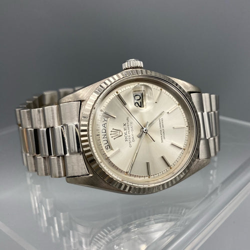 Rolex 1960's Mens Day Date President 18k Gold Automatic Watch - 1803