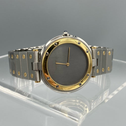 Cartier Santos Vendôme 18k Yellow Gold and Stainless Watch - 8191