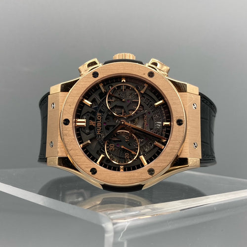 Hublot Classic Fusion Aero Chronograph 18K Rose Gold Watch - 525.OX.0180.LR