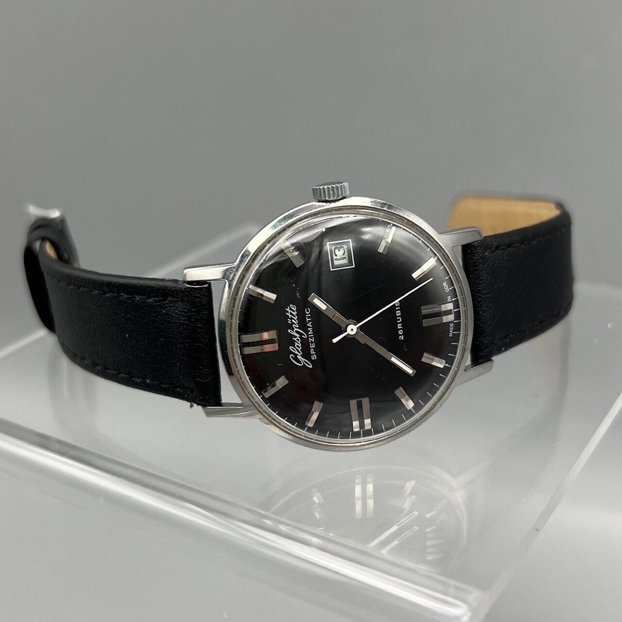 Glashütte Spezimatic 26 Rubis Date Automatic Watch