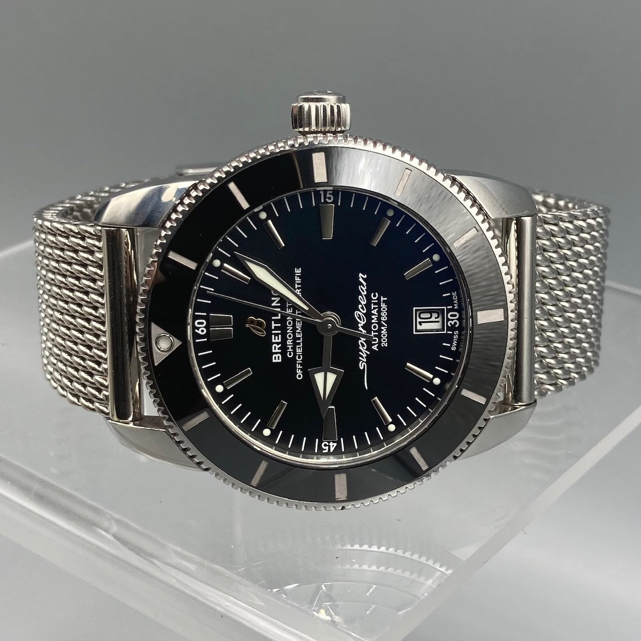 Ab2010 Breitling Superocean Heritage Black Watch - AB2010 – Montreal Pawn