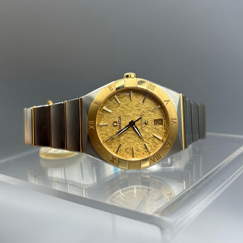 Montre Omega Constellation avec cadran champagne 13120366008001