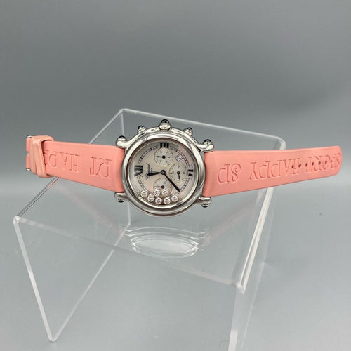 Chopard Happy Sport Stainless Steel Diamond Women's Watch 8267