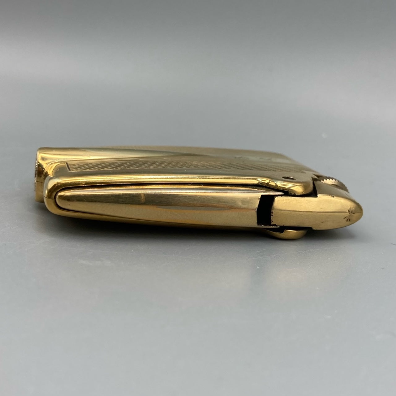 Rare Varaflame By Ronson Cigarette Lighter In 14K Yellow Gold