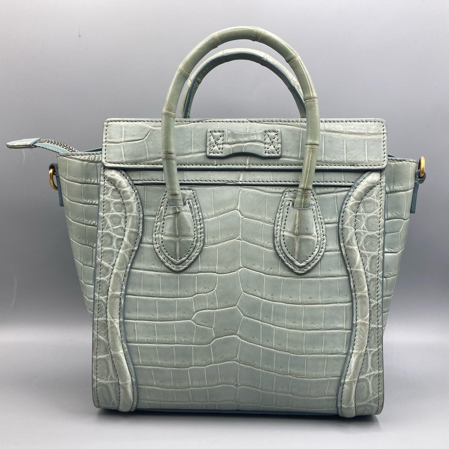 Celine Paris Nano Bagage Sac Cabas En Peau De Crocodile