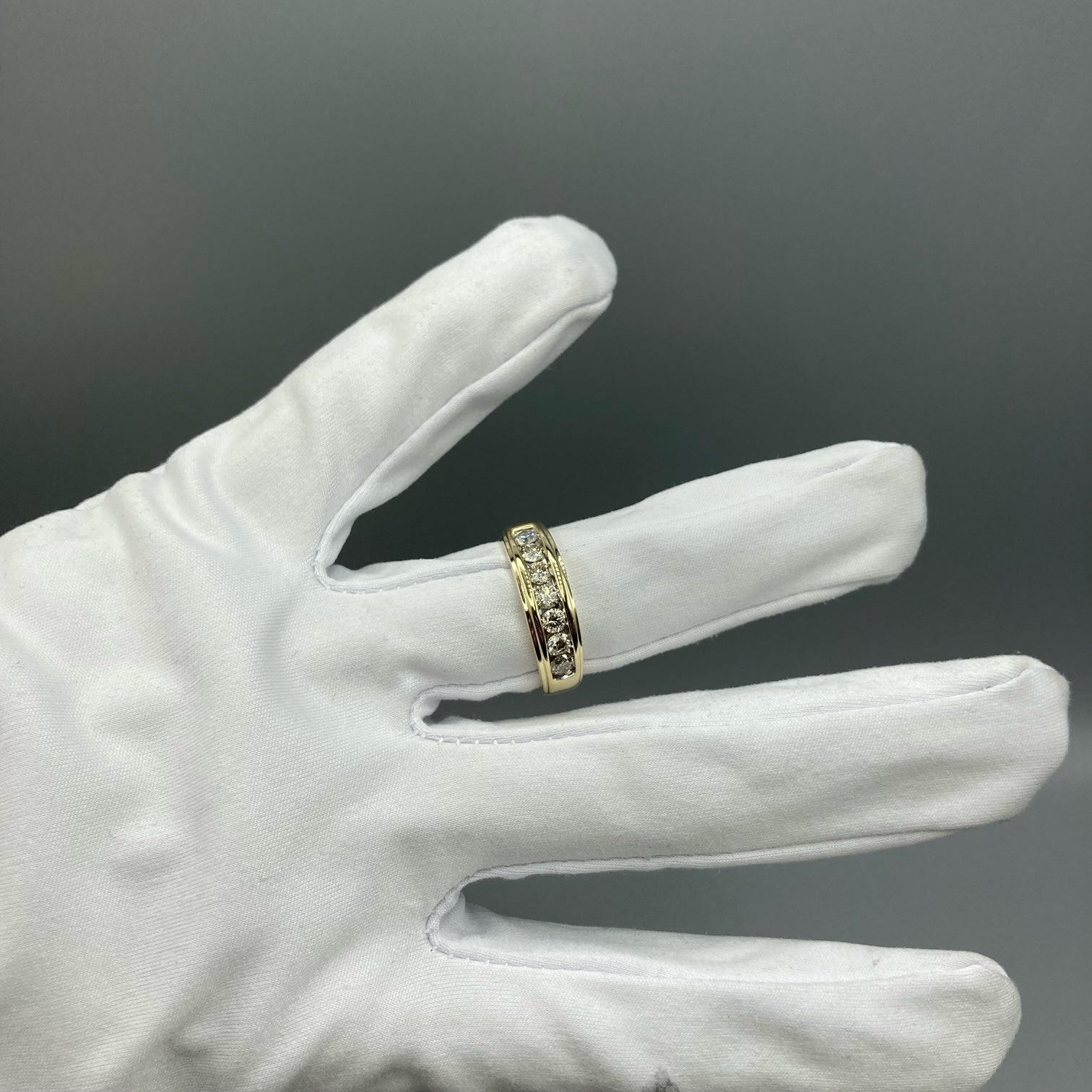 10K Yellow Gold Diamond 1.4 carat Ring