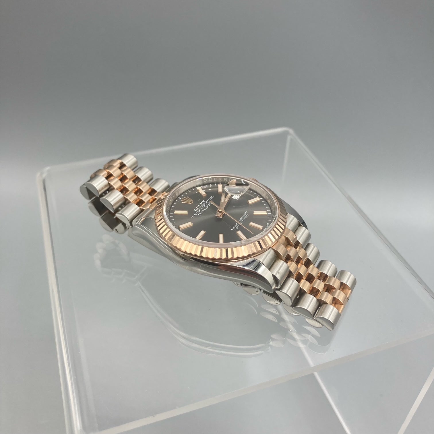 Rolex Datejust 36 mm rhodié foncé 126231