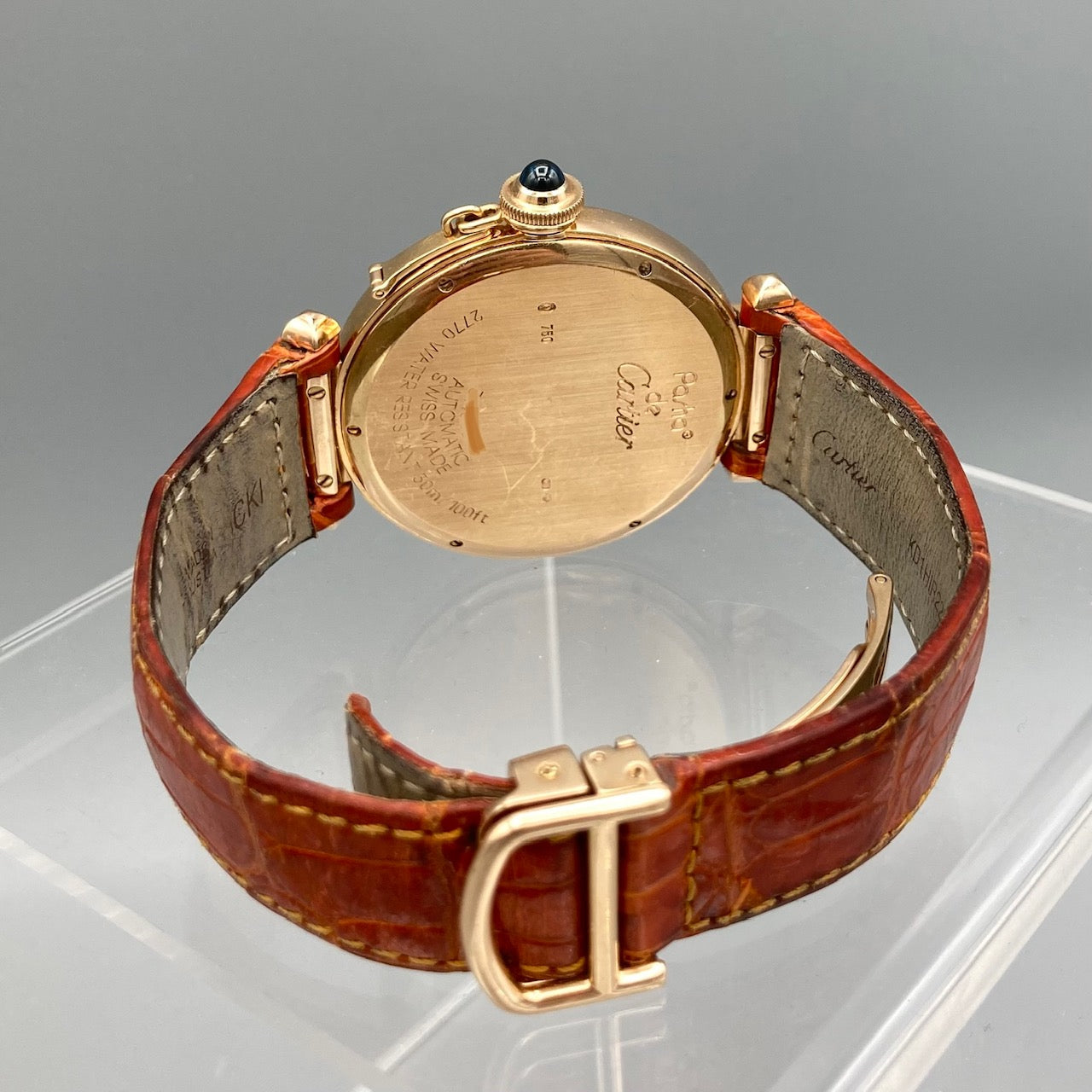 Cartier Pasha in 18k Rose Gold 42mm Leather Strap 2770