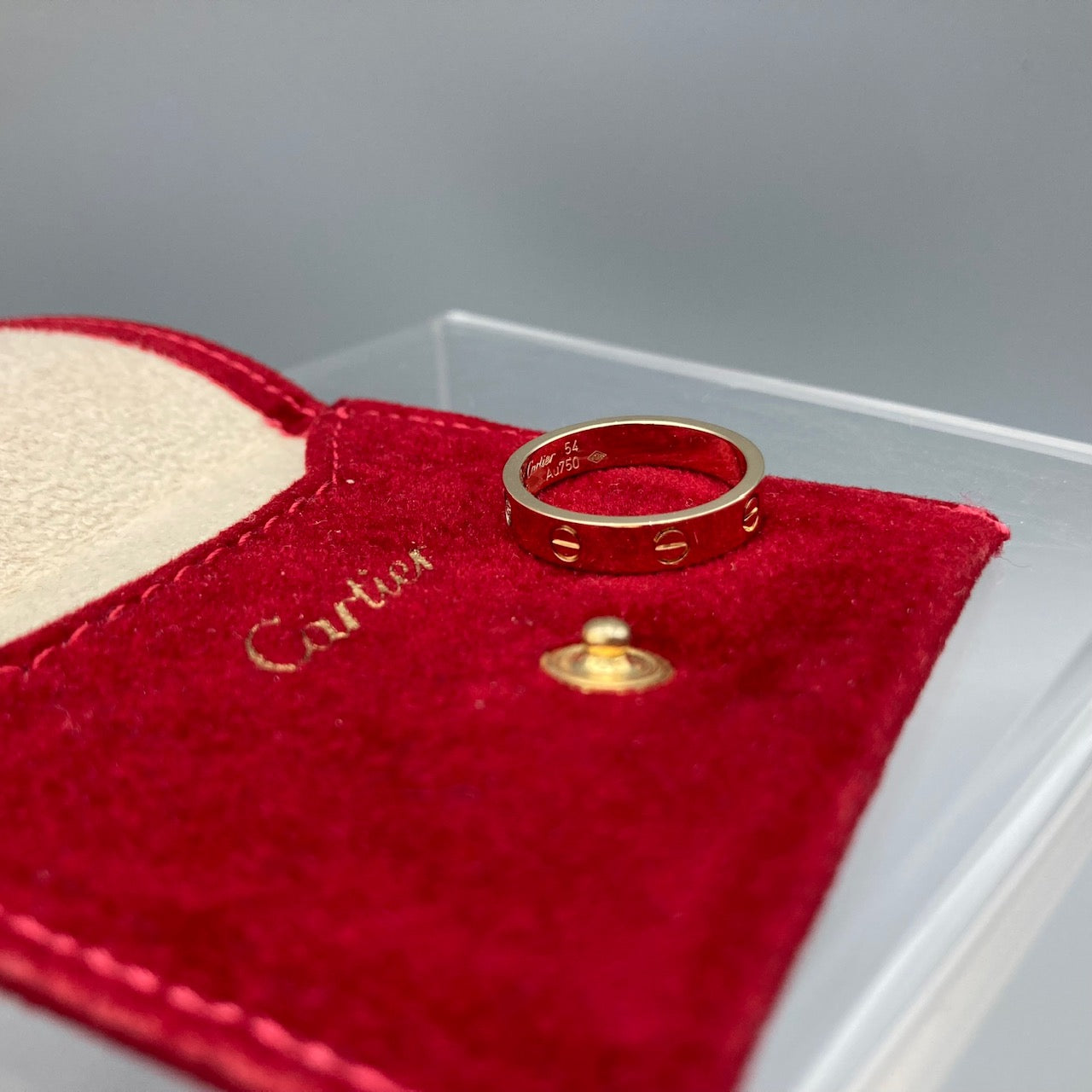 Alliance Cartier Love en or avec 1 diamant