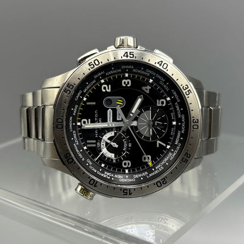 Montre chronographe Hamilton Khaki Aviation Worldtimer - H767140