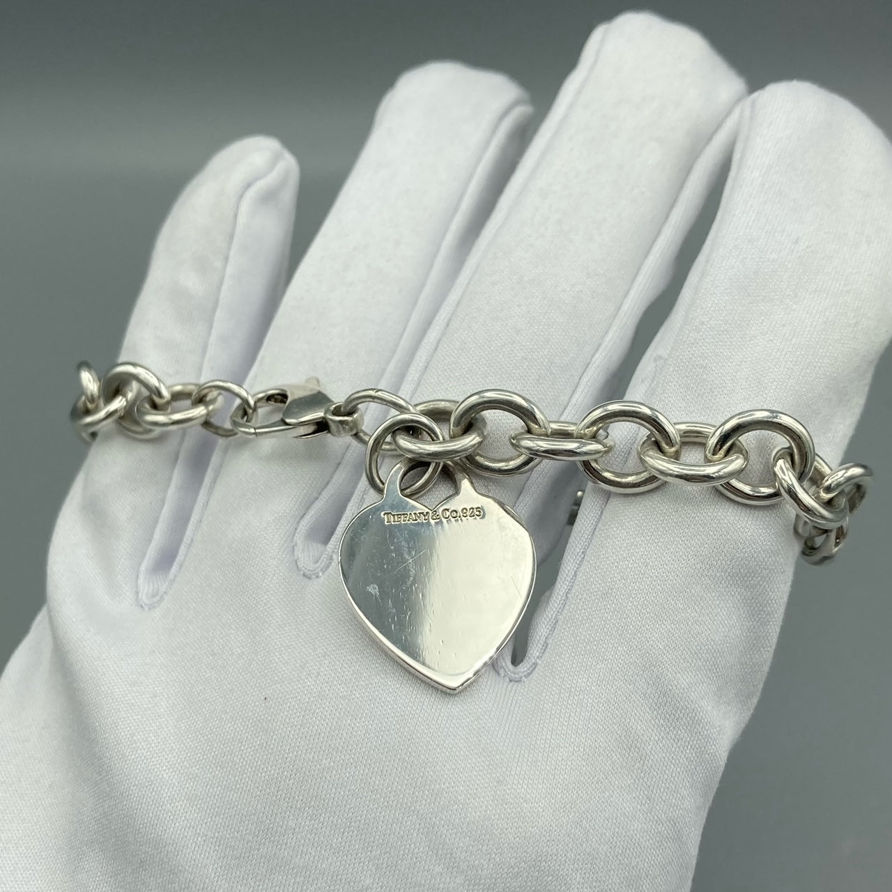 Tiffany & Co. Sterling Silver Heart Bracelet