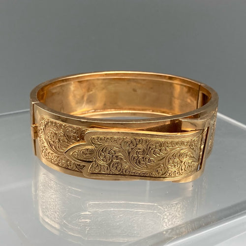Antique Victorian 18ct Gold Buckle Bracelet