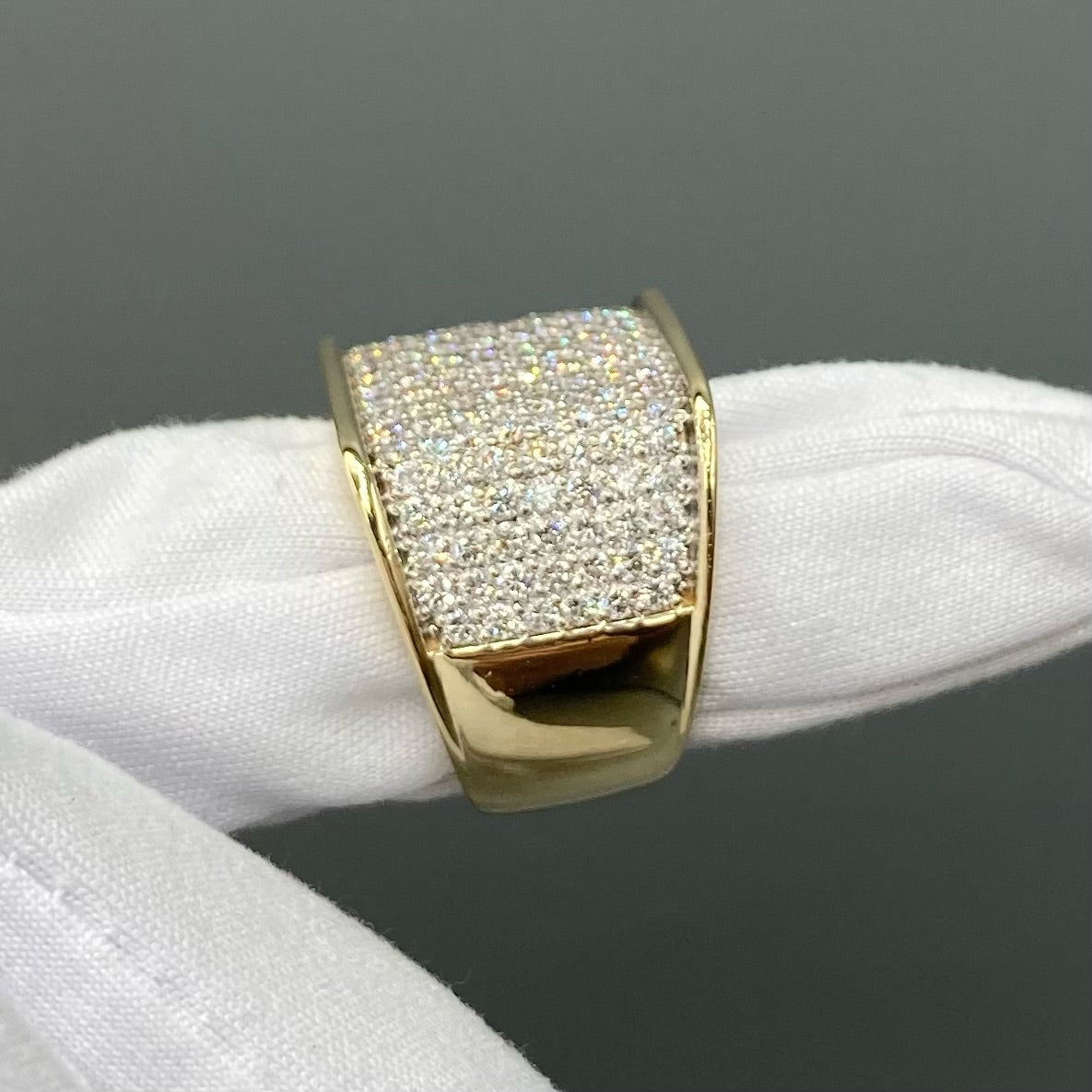 10K Yellow Gold 2.7 TCW Diamond Ring