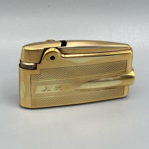 Rare Varaflame By Ronson Cigarette Lighter In 14K Yellow Gold