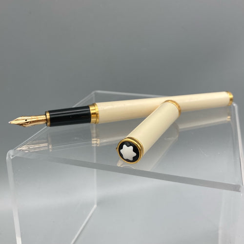 Ensemble crayon et stylo plume Montblanc Noblesse Oblige crème ivoire