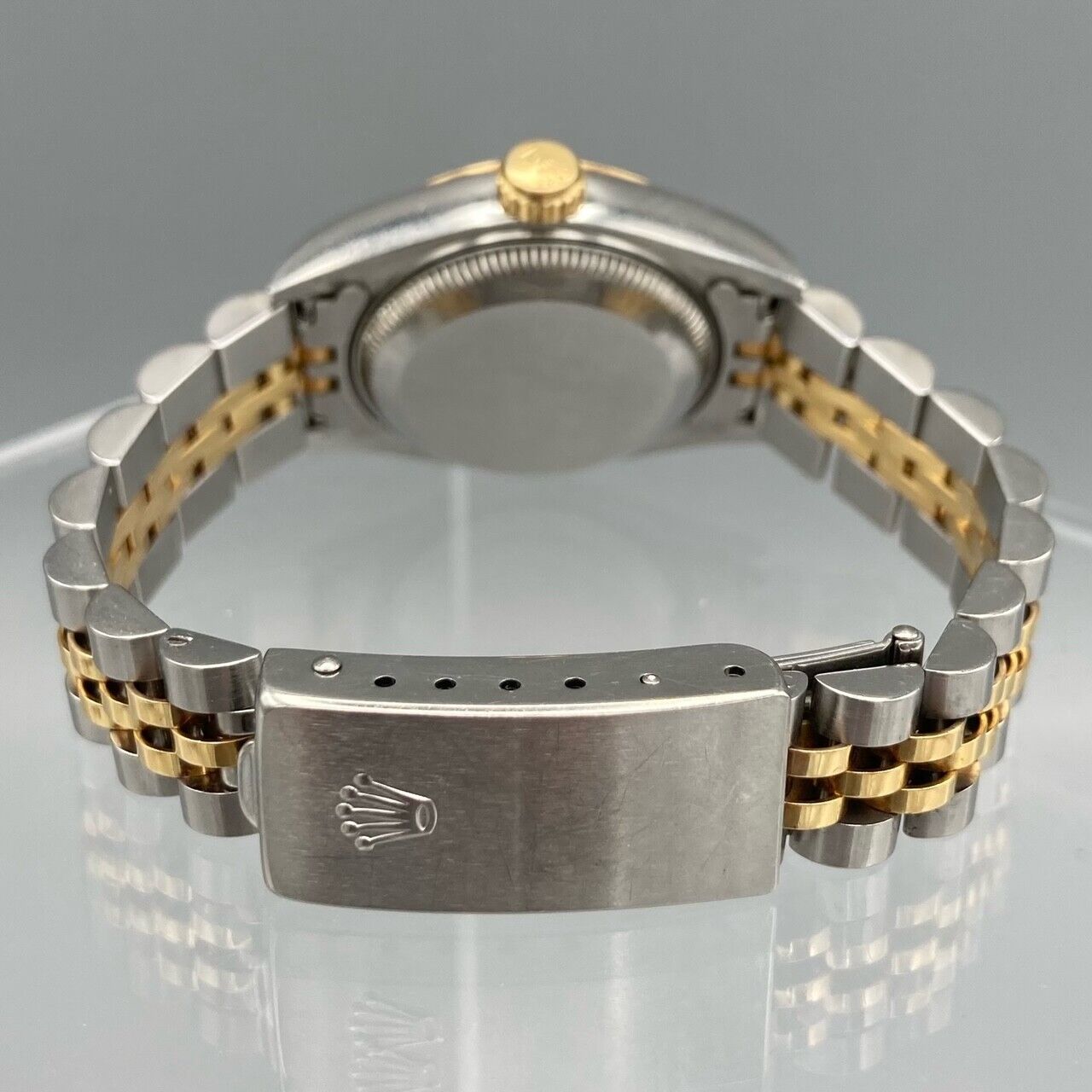 Rolex 18K Yellow Gold Stainless Steel Diamond Datejust 69173
