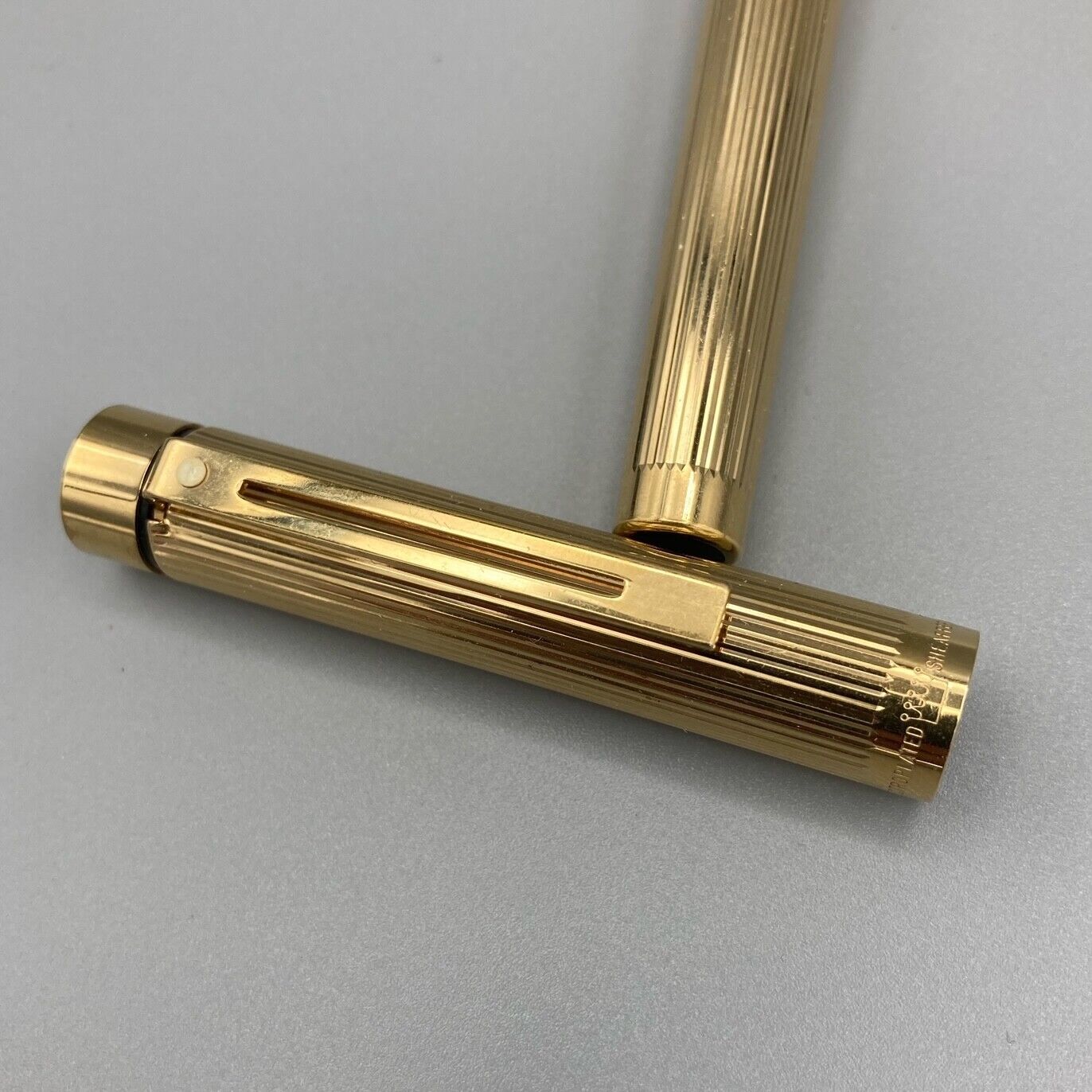 Stylo Roller Sheaffer Targa Gold Electroplate Vintage 1005