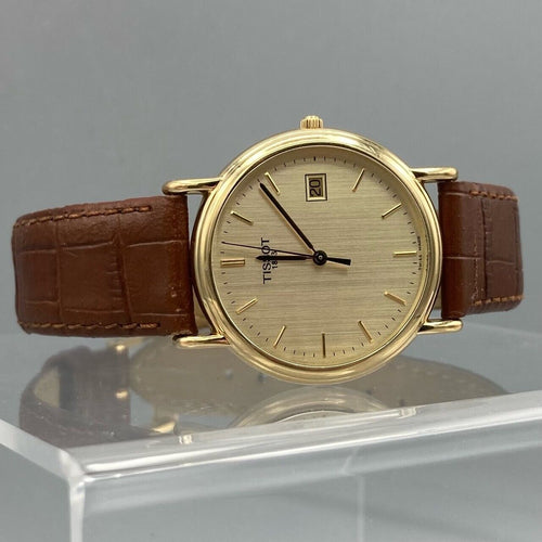 Tissot Carson 18K Yellow Gold Watch T71342921