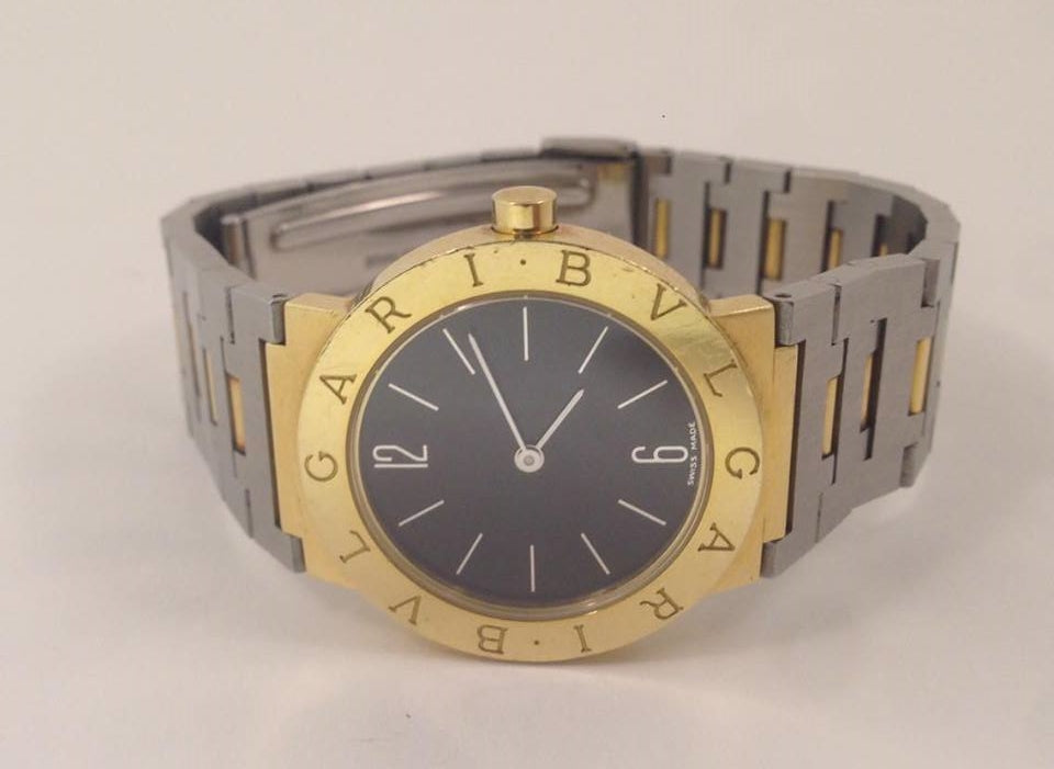 Bvlgari BB 30 GS Watch in 18K Yellow Gold and SS