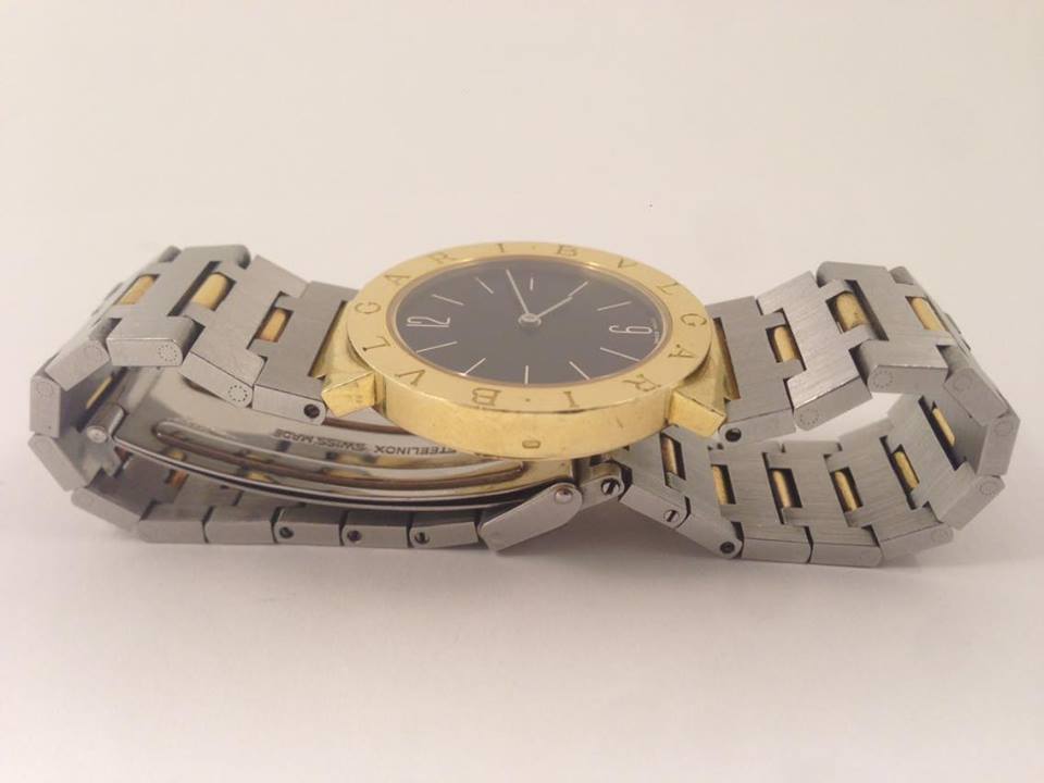 Bvlgari BB 30 GS Watch in 18K Yellow Gold and SS