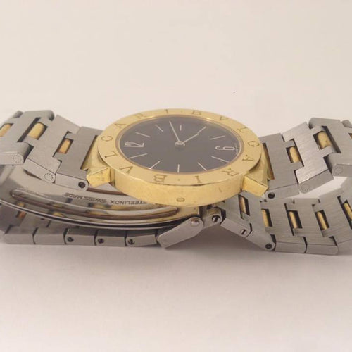 Bvlgari BB 30 GS Watch in 18K Yellow Gold and SS