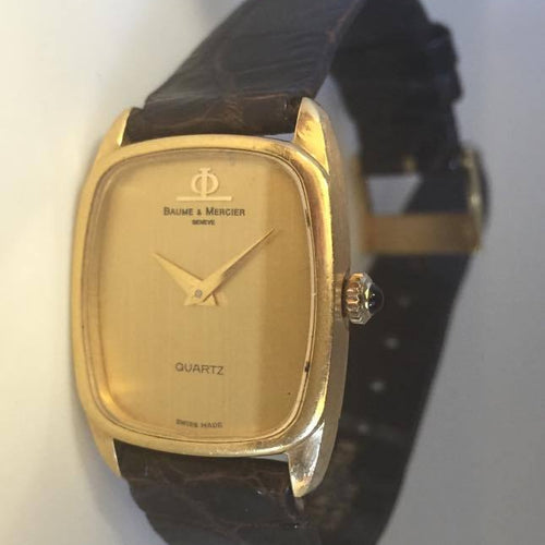 Baume & Mercier Watch 1970 18k Gold