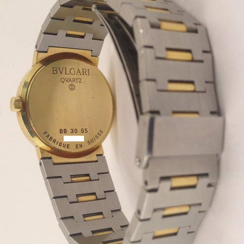 Bvlgari BB 30 GS Watch in 18K Yellow Gold and SS