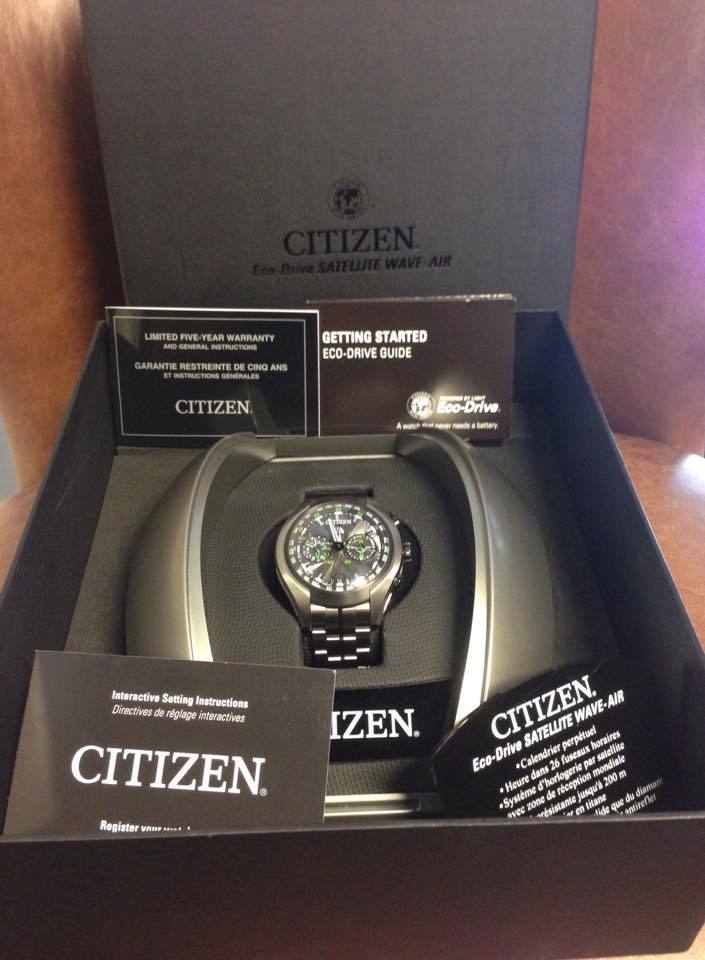 Montre pour homme CITIZEN PROMASTER SATELLITE WAVE AIR Eco-Drive CC1054-56E