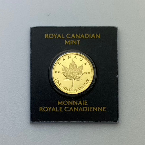 Canadian 1 gram MapleGram Single Gold Coin