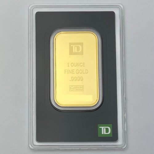 TD 1 ounce Gold Bar