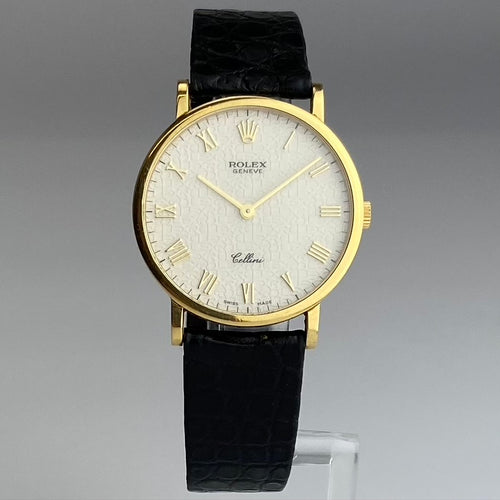 Rolex Cellini 18k Yellow Gold Mens Wristwatch 5112