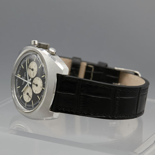 Vintage Breitling Chronograph Manual Wind Panda Dial Watch - 9657