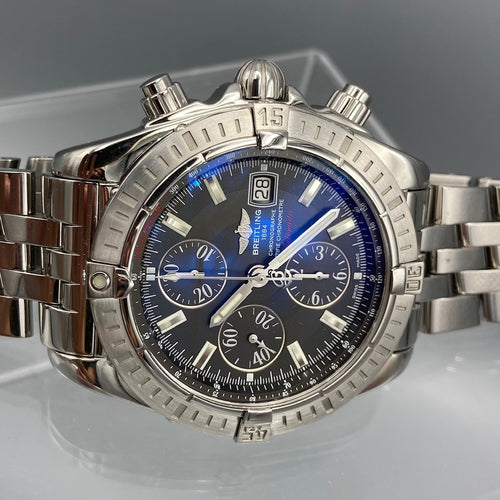 Breitling Chronomat Evolution Automatic Grey Dial Chronograph A13356