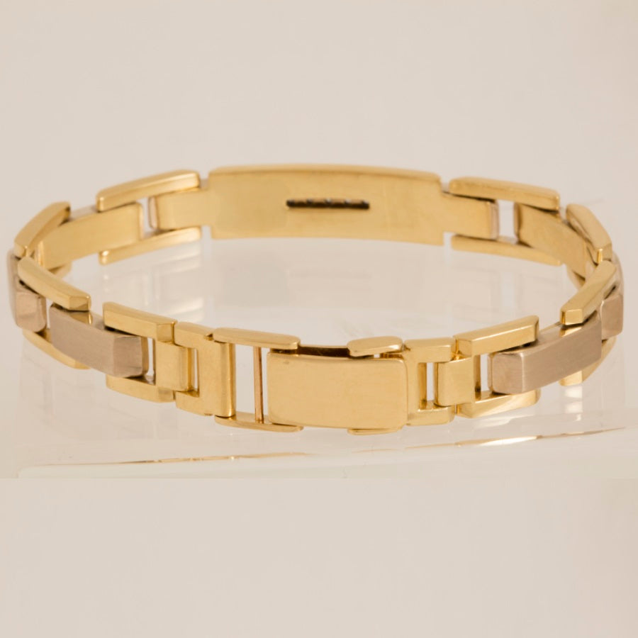 Birks 18k Yellow and White Gold Diamond Bracelet .25 TCW