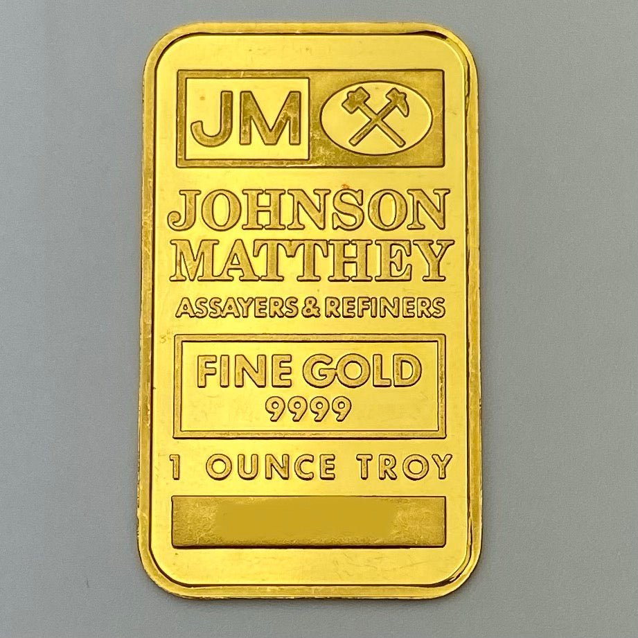 Johnson Matthey One Troy Ounce Gold Bar