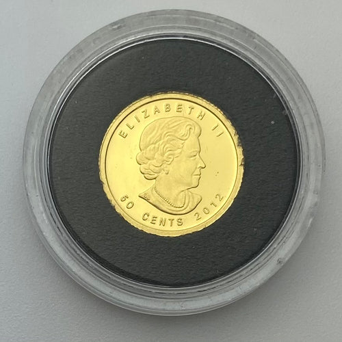 Pièce d'or de qualité épreuve numismatique de la Monnaie royale canadienne de 1/25 once d'année aléatoire