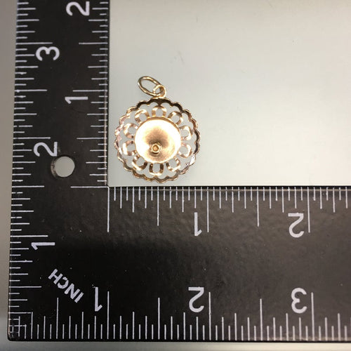 Vintage Madonna Pendant in 10k Gold