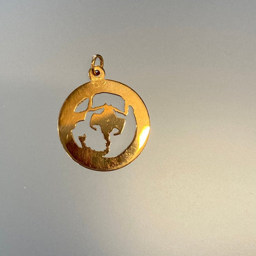 Scorpio Gold Zodiac Pendant in 10k