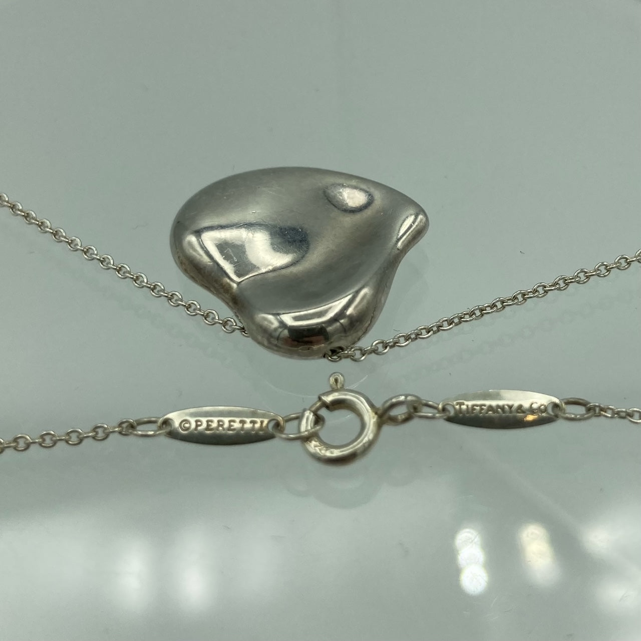 Tiffany & Co. Elsa Peretti Full Heart Sterling Silver Pendant