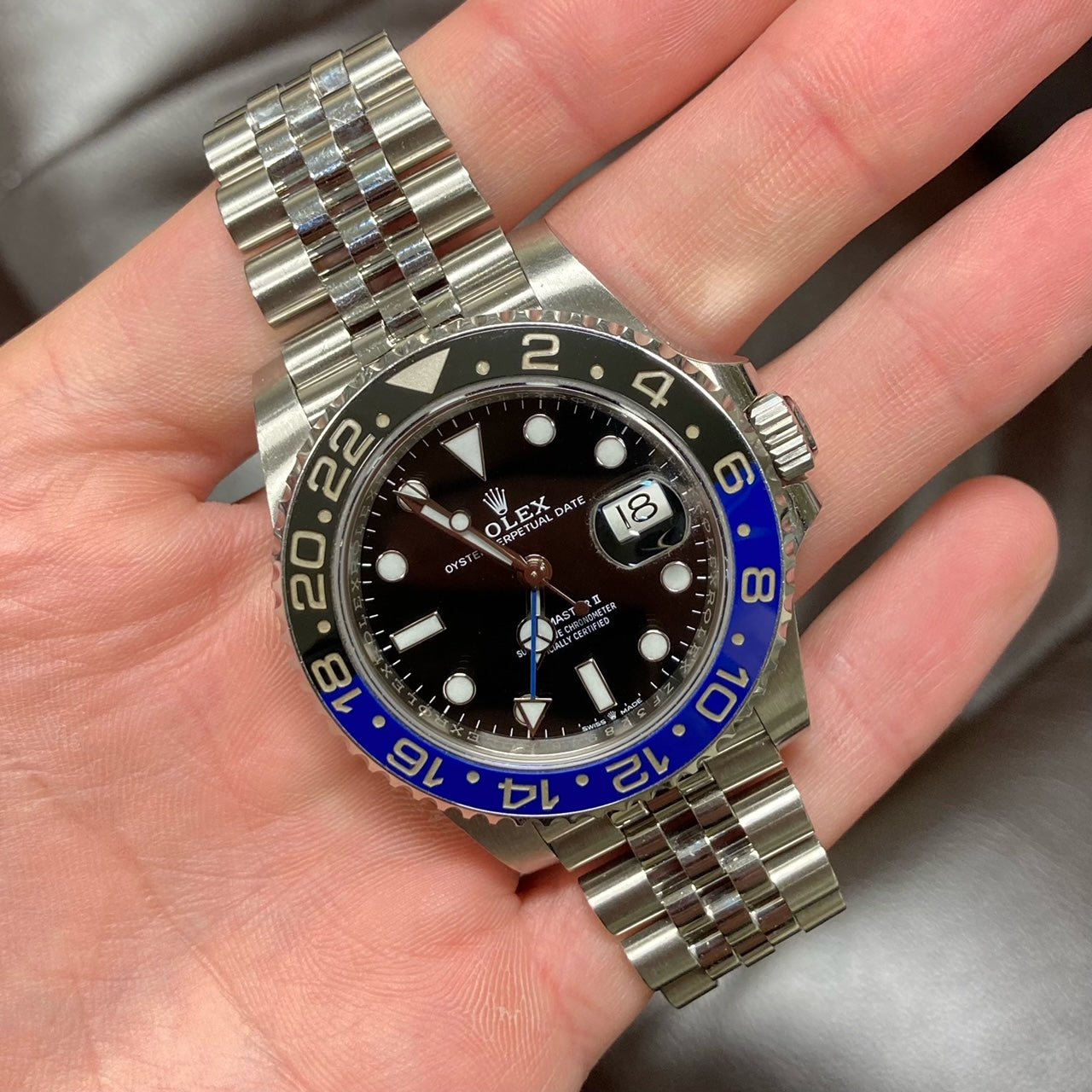 Rolex GMT-Master II Jubilee Batman 126710BLNR โ Montreal Pawn