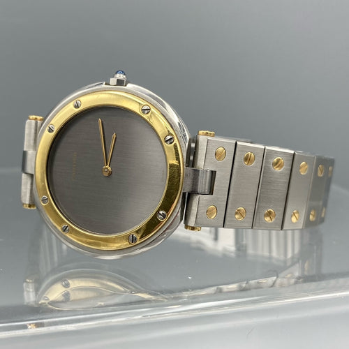 Cartier Santos Vendôme 18k Yellow Gold and Stainless Watch - 8191