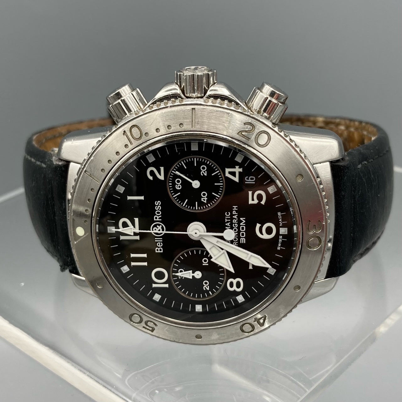 Bell & Ross Chronograph Black Dial 500S Watch - Diver 300
