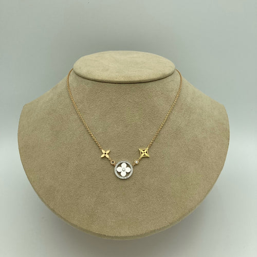 Collier pendentif Louis Vuitton Idylle Blossom en or 18 carats et diamants