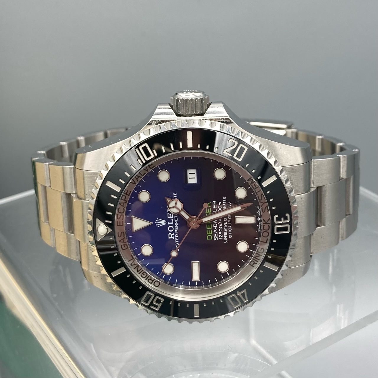 Rolex Sea-Dweller Deepsea James Cameron Stainless Steel Watch Blue Dial 126660